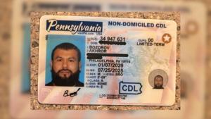 Commercial truck driver wanted for terrorism licensed in Pennsylvania