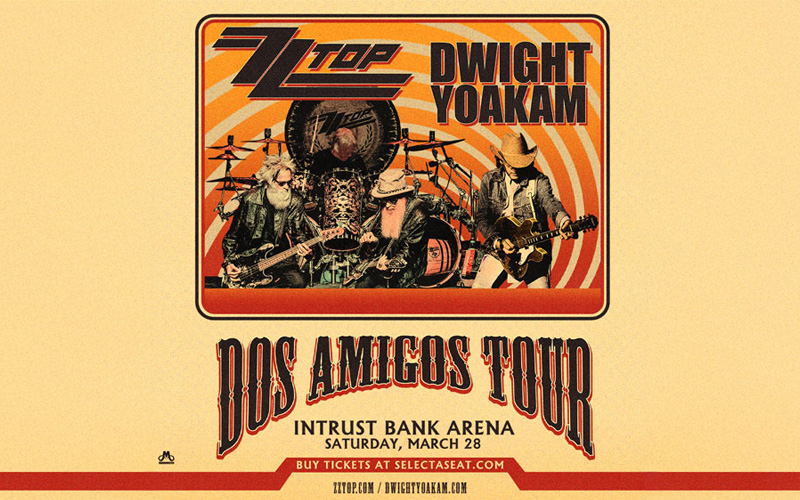 ZZ Top & Dwight Yoakam - Dos Amigos Tour - March 28, 2026 - INTRUST Bank Arena