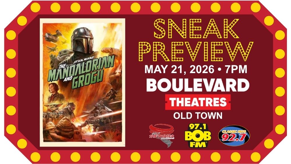 SNEAK PREVIEW • "Mandalorian & Grogu" • May 21, 2026 • Boulevard Theatre Oldtown, Wichita, KS