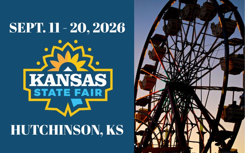 Kansas State Fair • Sept. 11-20, 2026 • Hutchinson KS
